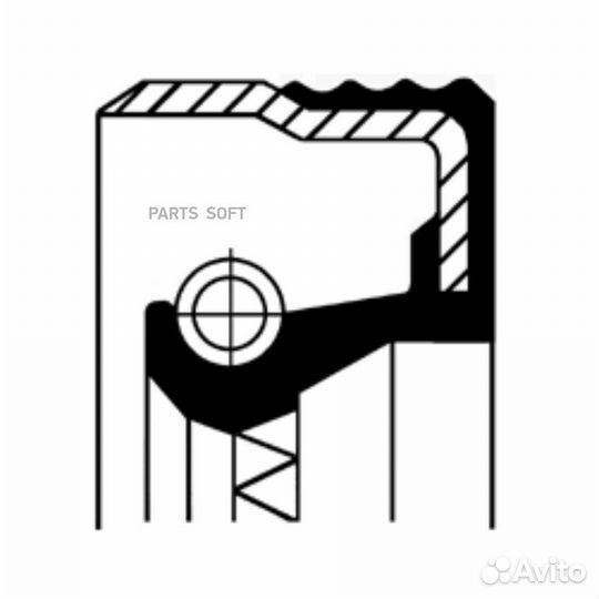 Corteco 01033294B 44x90.1x10/15.5 сальник редуктор