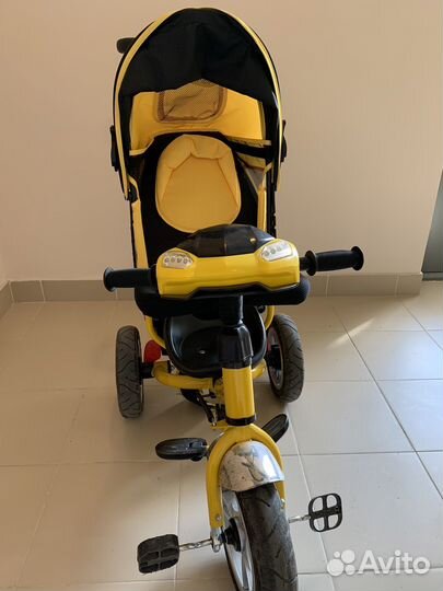 Детский велосипед с родительской ручкой