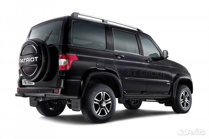 Защита заднего бампера угловая 63 мм UAZ Patriot