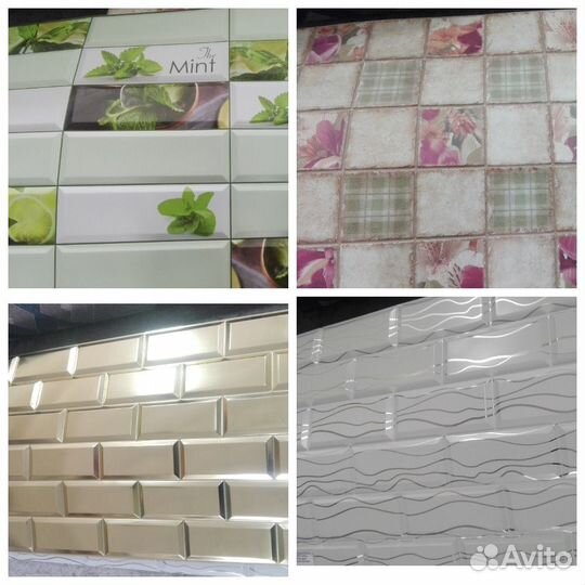 Кухонный фартук из пластика