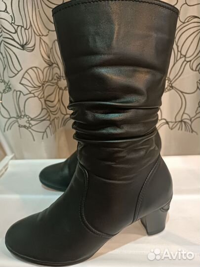 Сапоги женские натуральная кожа 40 размер