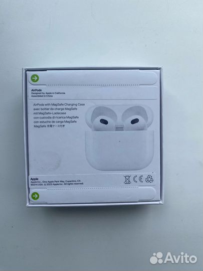 Беспроводные наушники apple airpods