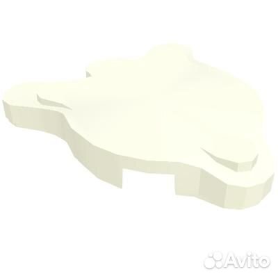 Деталь Lego 80677 White (Solid)