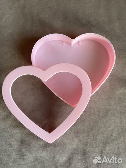 Коробка Сердце пластик