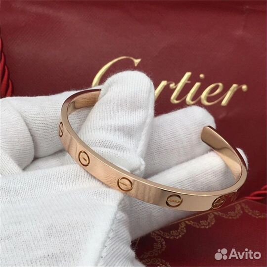 Браслет Cartier Love, розовое золото