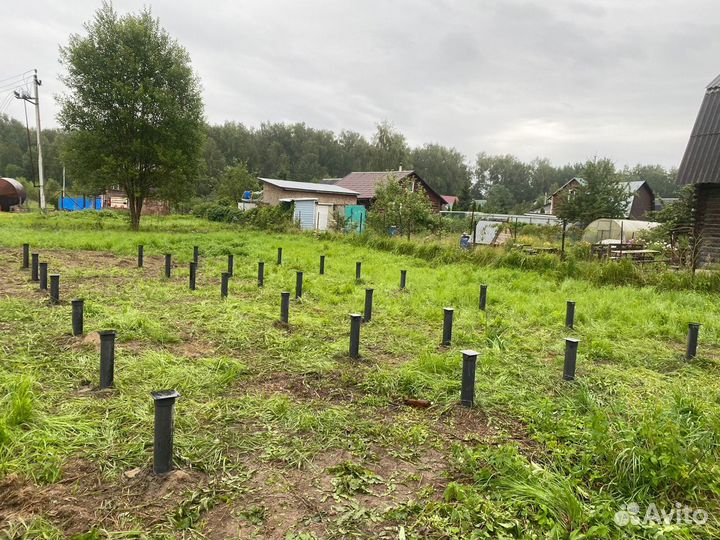 Установка винтовых свай под ключ