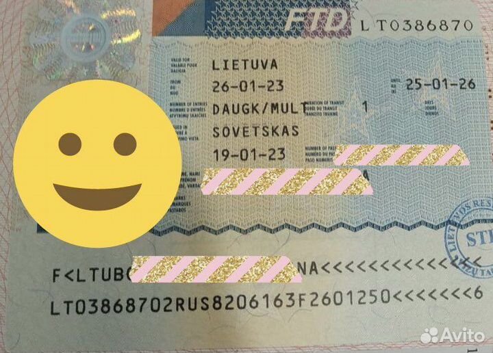 Упрощенный транзит (утд виза) через Литву