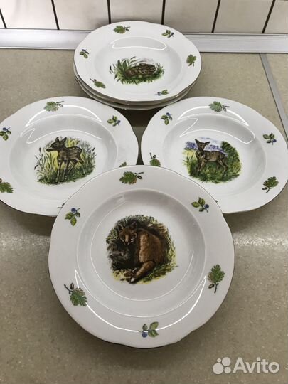 Набор тарелок « Охота»