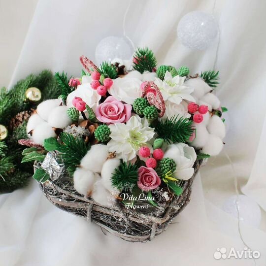 Букет цветов из полимерной глины