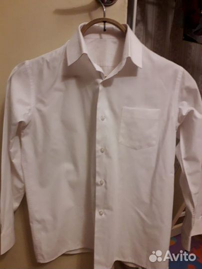 Белая рубашка (10-12 лет)