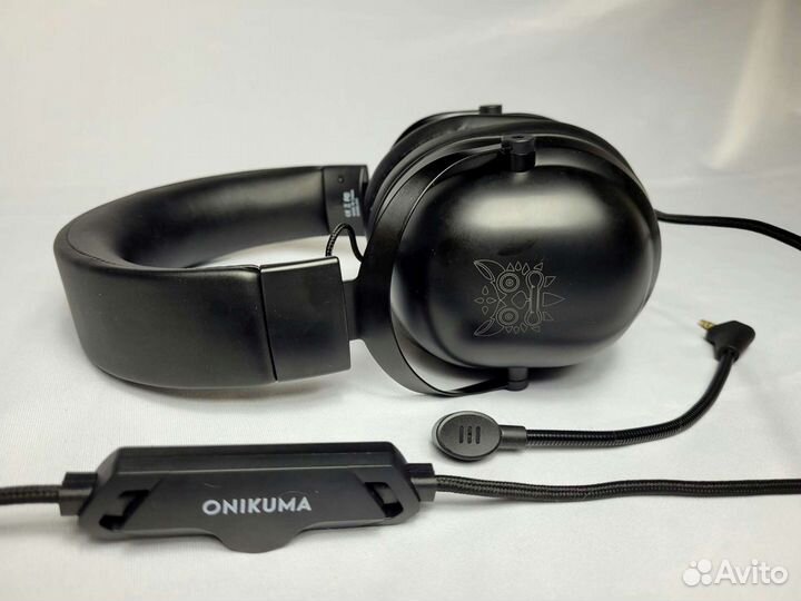 Топовые игровые наушники, с RGB подсветкой