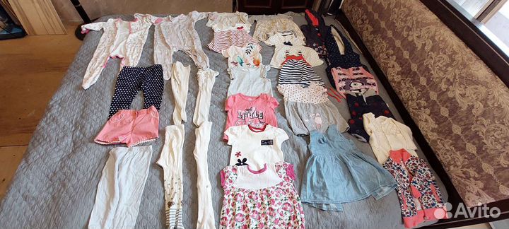 Вещи на девочку 6-12 мес