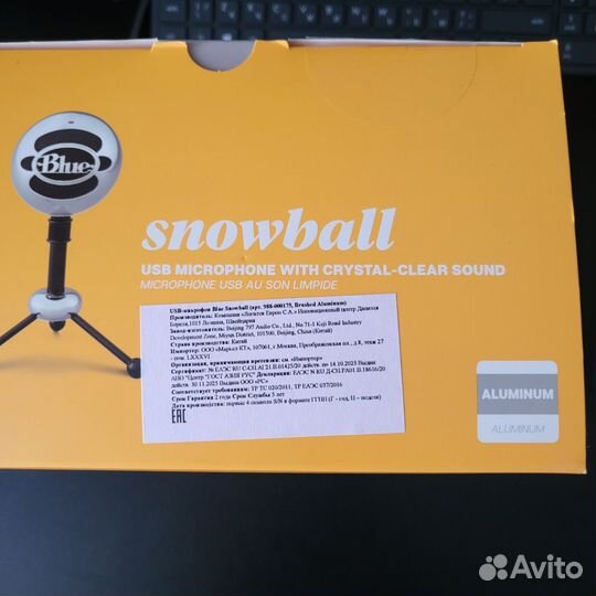 Микрофон Blue Snowball