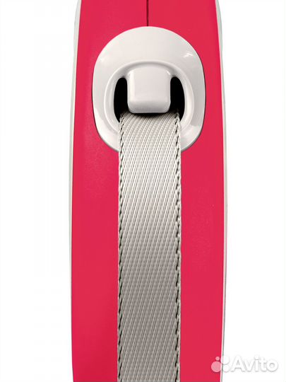 Поводок-рулетка flexi New Comfort L. Лента 5 м. дл