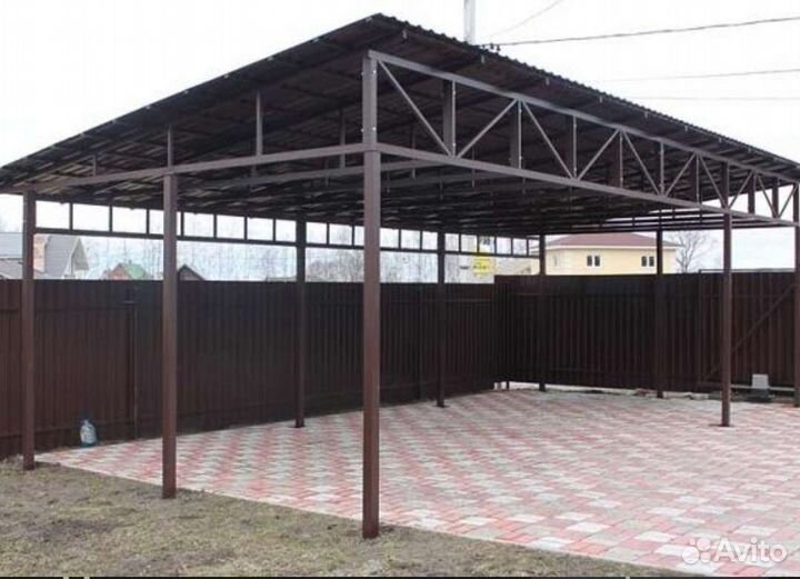 Навес металлический