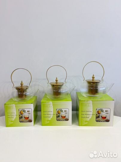 Чайник заварочный стеклянный