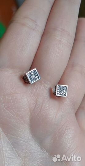 Серебряные серьги 925 пробы