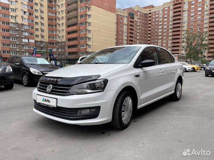 Volkswagen Polo 1.6 AT, 2017, 181 000 км