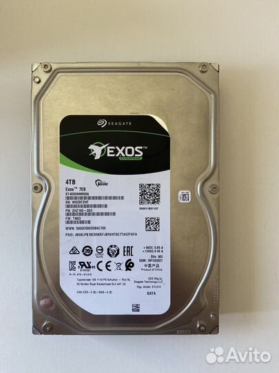 Жесткий диск Seagate Exos 4tb