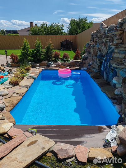 Бассейн 7*3*1,5 полный комплект с противотоком