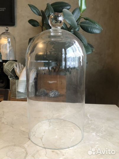 Клош стеклянный ручной работы, Франция