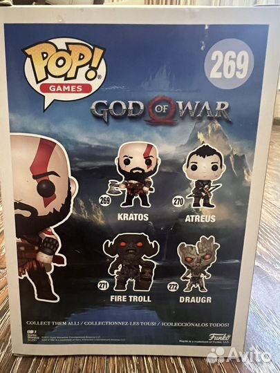 Фигурка Funko pop kratos 269 (фанко поп кратос 269