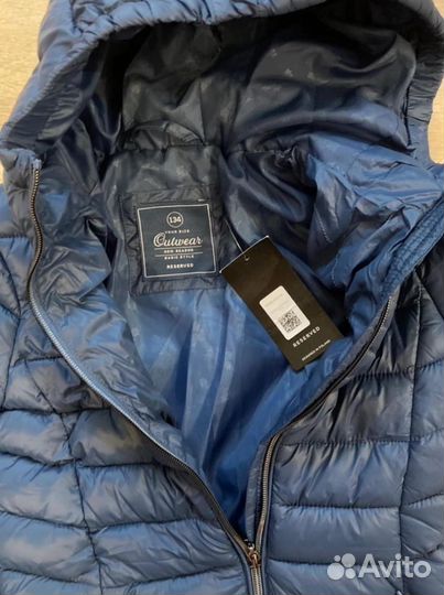 Стеганная куртка Резервед новая 134 см