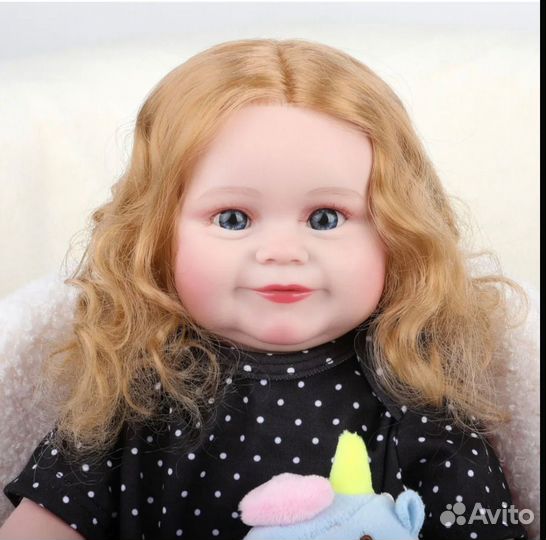 Новая Силиконовая Кукла Реборн, 55 см