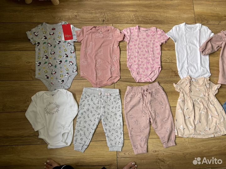 Детские вещи пакетом для девочки 80-92