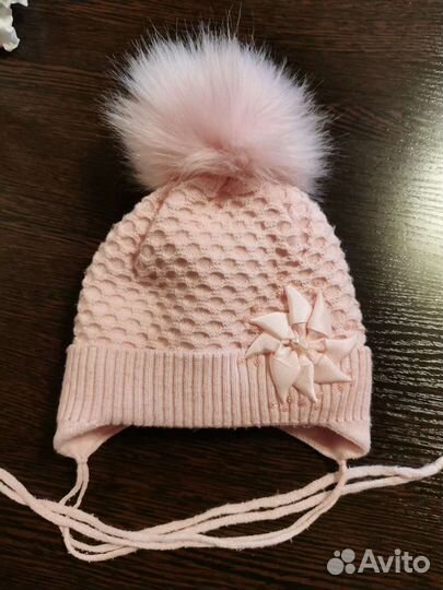 Шапка зимняя для девочки 46 48