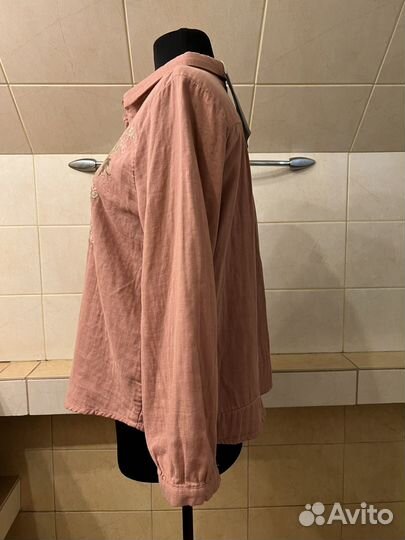 Новая хлопковая рубашка/блуза 46-48/50