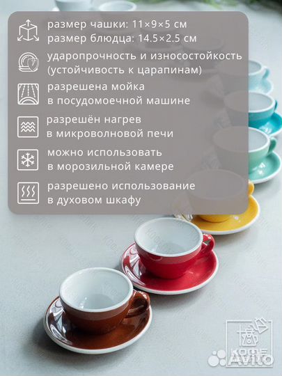 Кофейная пара Loveramics Egg 150 мл, цвет Black (Чёрный)