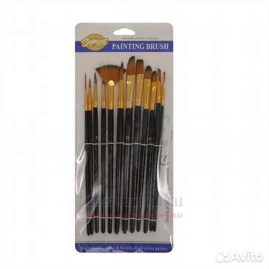 Кисти для рисования набор (12 шт)