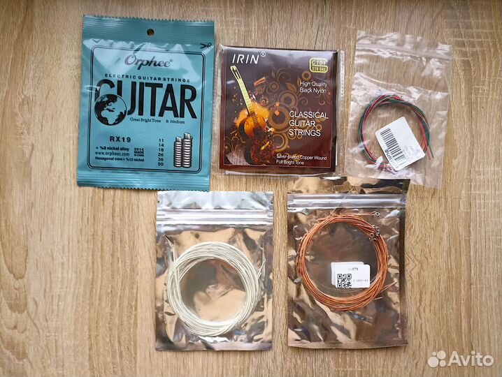 Струны для гитары и электрогитары