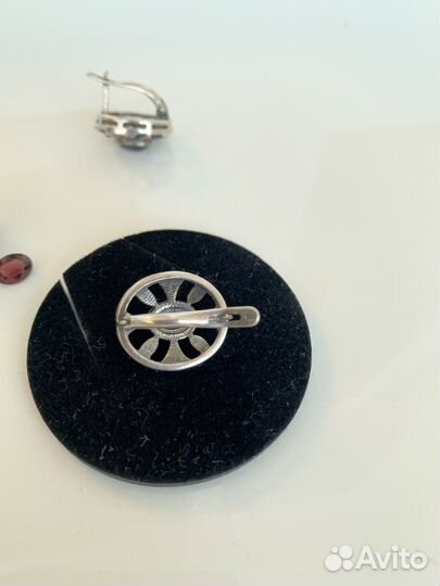 Jenavi комплект кольцо и серьги с Swarovski