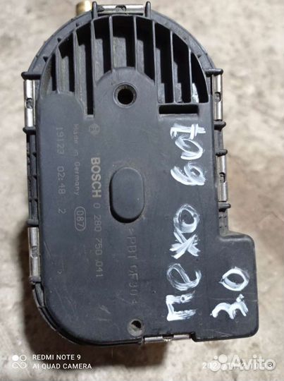 Дроссельная заслонка Пежо 607 3.0