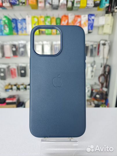 Чехол для iPhone 14 Pro Max Кожаный