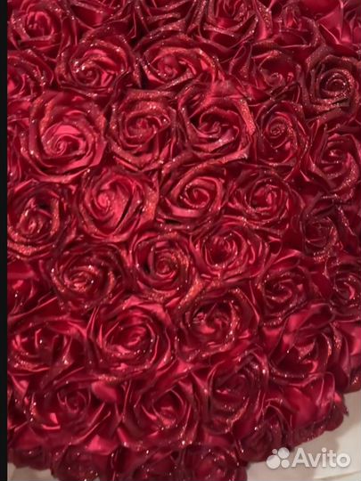 Букет из атласных лент 101