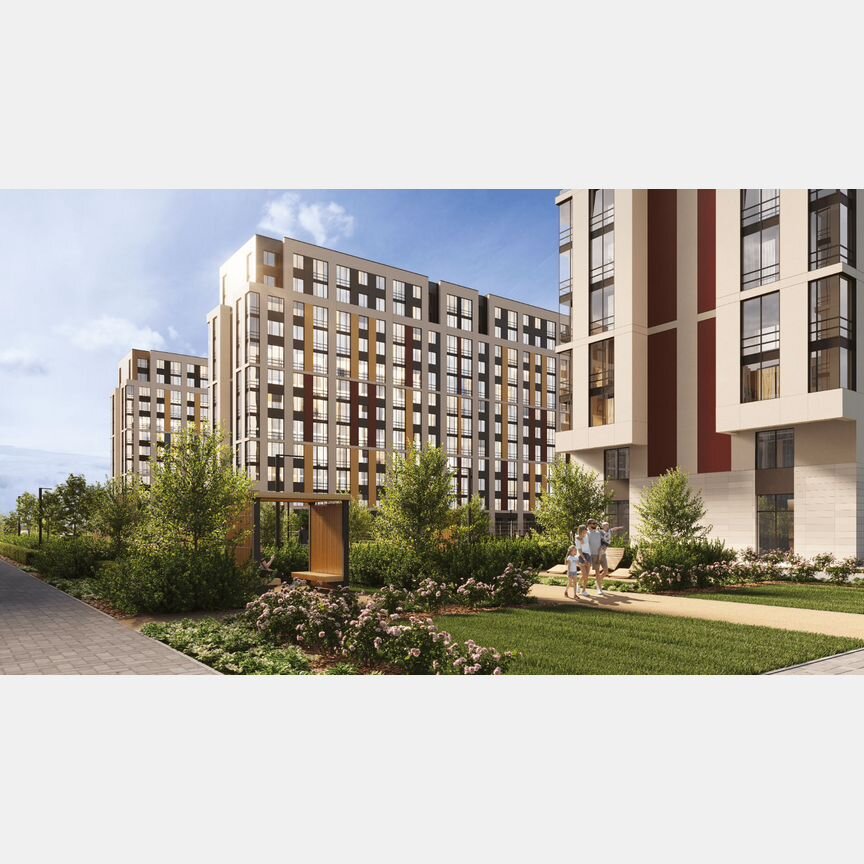 2-к. квартира, 47,5 м², 11/12 эт.