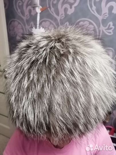 Шапка из чернобурки Сноп