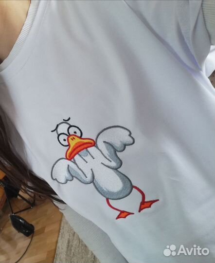 Машинная вышивка на одежде