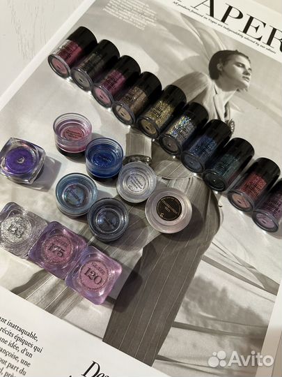 Глиттер nyx, glaze, пигменты tammy tanuka