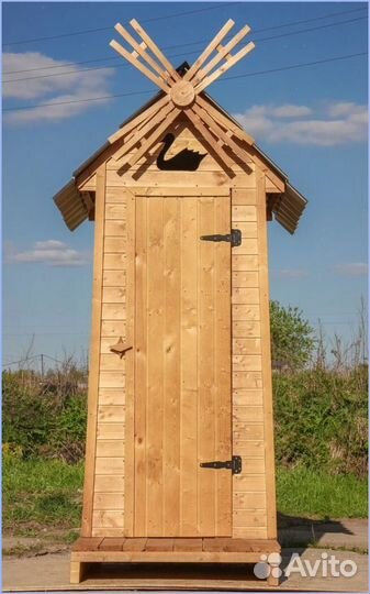 Дачный туалет с декором и установкой AAO