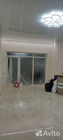 Штукатурка стен и Стяжка пола, укладка кафеля