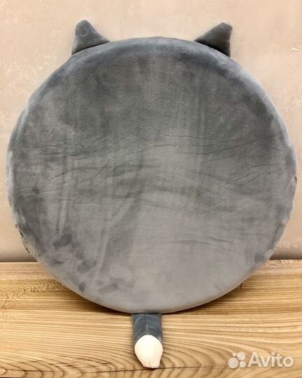 Подушка сидушка для стула Кот 40см