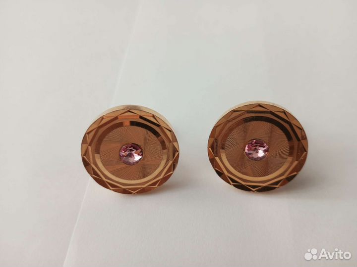 Запонки старинные СССР винтаж