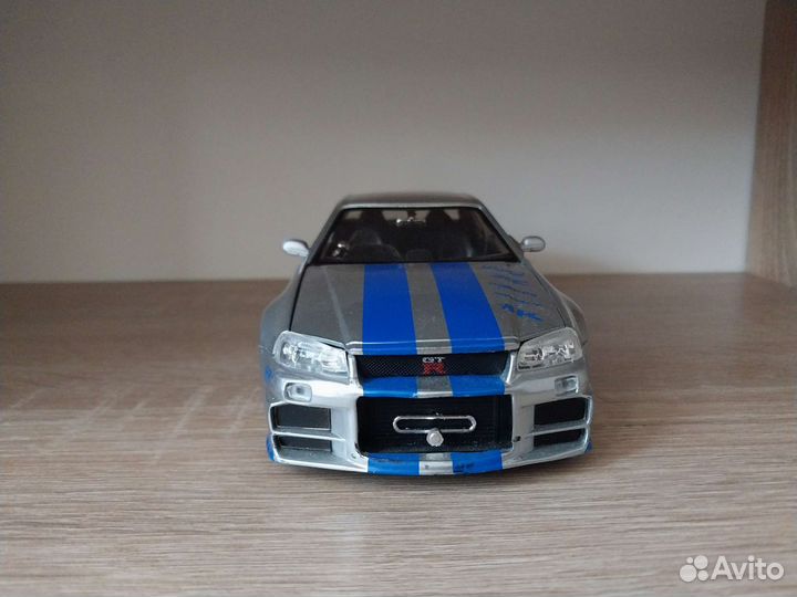 Машина Jada Nissan Skyline GT-R (R34)