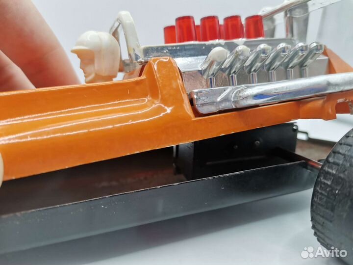 Болид гоночный машина Игрушка СССР
