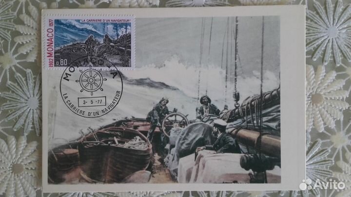 Продам почтовые карточки Monaco 1977 года