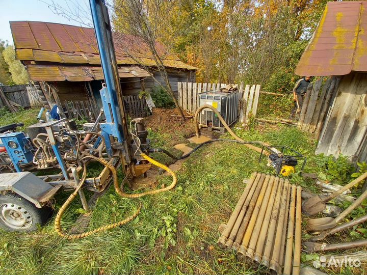Бурение скважин малогабаритной установкой